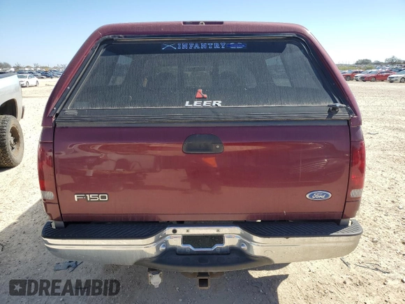 1997 Ford F-150 with VIN 1FTDX1761VNB06772, listed as a Copart auction lot 46408045 with 97,371 mi miles and Salvage title. Bid and sale history available at DreamBid. Image 6.