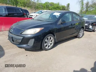 2013 Mazda 3 i SV with VIN JM1BL1TGXD1725152, listed as a IAAI auction lot 42036140 with 133,462 mi miles. Bid and sale history available at carsss.com. Image 2.