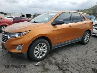 2018 Chevrolet Equinox LS with VIN 2GNAXHEV2J6118716, listed as a Copart auction lot 53516395 with 60,050 mi miles and Salvage Title. Bid and sale history available at DreamBid. Image 1.