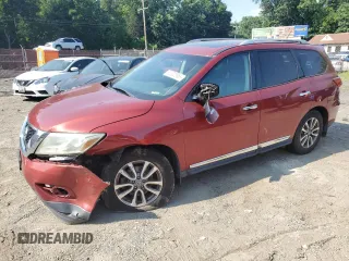 2016 Nissan Pathfinder Platinum z VIN 5N1AR2MM6GC618334, wystawiony jako Copart lot #65502695 z przebiegiem 121 560 mil mil oraz Szkoda całkowita • Salvage title. Historia ofert i sprzedaży dostępna na DreamBid. Obrazek 1.
