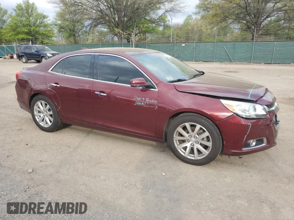 2016 Chevrolet Malibu LTZ with VIN 1G11E5SA3GF106466, listed as a Copart auction lot 53947505 with 75,311 mi miles and Salvage Title. Bid and sale history available at DreamBid. Image 4.