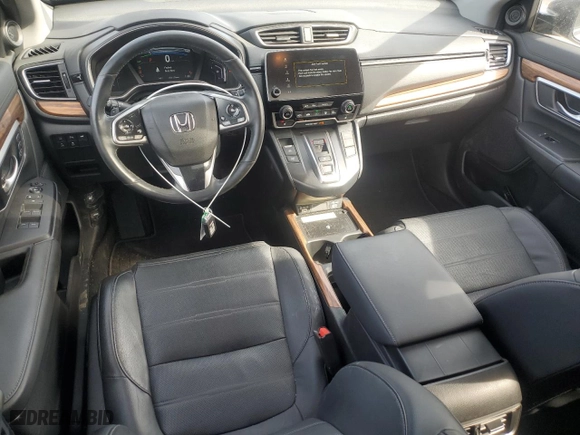 2021 Honda CR-V Hybrid Touring with VIN 7FART6H94ME013382, listed as a Copart auction lot 48223745 with 26,120 mi miles and Salvage Title. Bid and sale history available at carsss.com. Image 8.