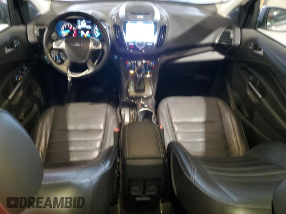 2016 Ford Escape Titanium with VIN 1FMCU9J95GUB20829, listed as a Copart auction lot 52315925 with 97,365 mi miles and Salvage Title. Bid and sale history available at carsss.com. Image 8.