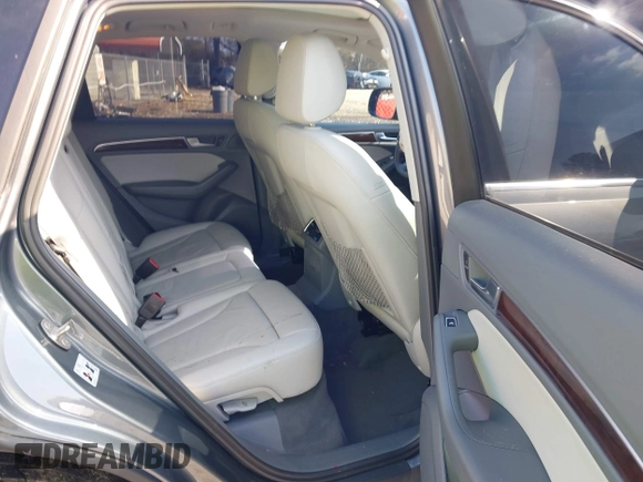 2017 Audi Q5 Premium with VIN WA1C2AFP6HA096704, listed as a IAAI auction lot 41538928 with 57,743 mi miles. Bid and sale history available at carsss.com. Image 8.