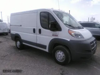 2016 Ram ProMaster Cargo Van with VIN 3C6TRVNG4GE100150, listed as a IAAI auction lot 42044338 with 105,808 mi miles. Bid and sale history available at carsss.com. Image 1.