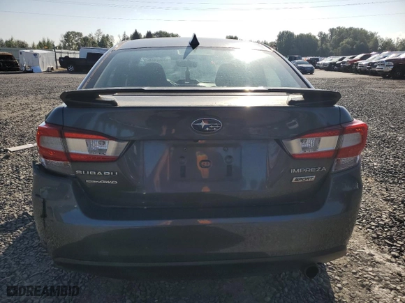 2018 Subaru Impreza Sport with VIN 4S3GKAM62J3610382, listed as a Copart auction lot 68662444 with 74,854 mi miles and Salvage Title. Bid and sale history available at carsss.com. Image 6.