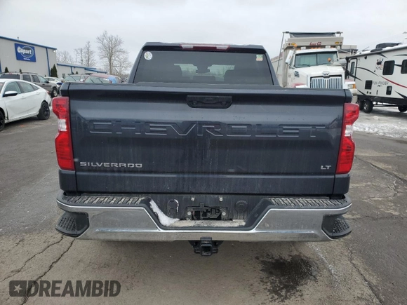 2024 Chevrolet Silverado 1500 LT with VIN 1GCPDKEK2RZ111943, listed as a Copart auction lot 46296655 with 39,474 mi miles and Salvage Title. Bid and sale history available at DreamBid. Image 6.
