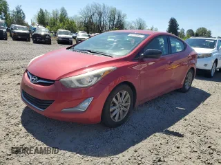 2014 Hyundai Elantra SE z VIN KMHDH4AEXEU095786, wystawiony jako Copart lot #55775845 z przebiegiem 159 526 mil mil oraz Szkoda całkowita • Salvage title. Historia ofert i sprzedaży dostępna na DreamBid. Obrazek 1.