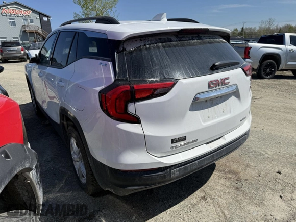 2020 GMC Terrain SLE z VIN 3GKALTEV6LL119894, wystawiony jako Copart lot #57132205 z przebiegiem Nie podano mil oraz Szkoda całkowita • Salvage title. Historia ofert i sprzedaży dostępna na DreamBid. Obrazek 2.