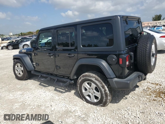 2019 Jeep Wrangler Unlimited Sport S with VIN 1C4HJXDG2KW570078, listed as a Copart auction lot 51119485 with 65,860 mi miles and Salvage title. Bid and sale history available at DreamBid. Image 2.