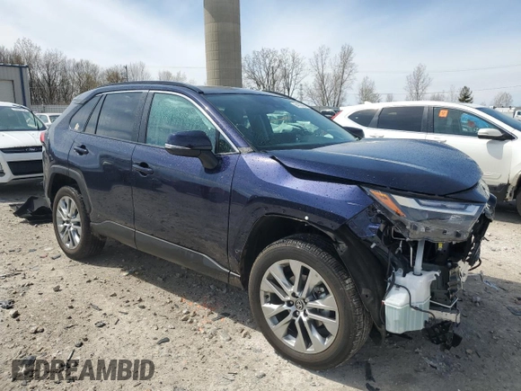 2023 Toyota RAV4 XLE Premium with VIN 2T3A1RFV2PW399766, listed as a Copart auction lot 54129895 with 18,238 mi miles and Salvage title. Bid and sale history available at DreamBid. Image 4.