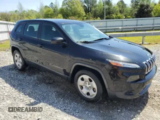 2015 Jeep Cherokee Sport with VIN 1C4PJLAB0FW547059, listed as a Copart auction lot 52630745 with 215,429 mi miles and Clean Title. Bid and sale history available at carsss.com. Image 4.
