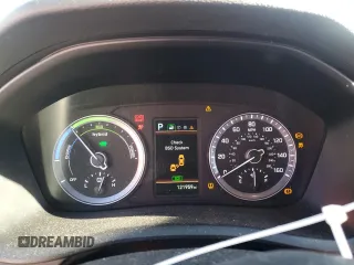 2018 Hyundai Sonata Hybrid SE with VIN KMHE24L36JA078562, listed as a Copart auction lot 41896565 with 121,959 mi miles and Salvage Title. Bid and sale history available at carsss.com. Image 9.