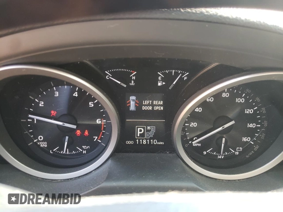 2013 Toyota Land Cruiser with VIN JTMHY7AJ4D4020827, listed as a Copart auction lot 74902804 with 118,110 mi miles and Salvage Title. Bid and sale history available at carsss.com. Image 9.