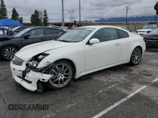 2006 Infiniti G35 Coupe with VIN JNKCV54E26M715640, listed as a Copart auction lot 48789525 with 119,754 mi miles and Salvage Title. Bid and sale history available at carsss.com. Image 1.