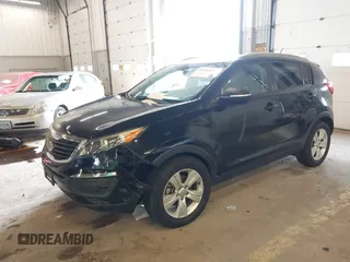 2012 Kia Sportage LX with VIN KNDPB3A28C7211680, listed as a IAAI auction lot 41678361 with 1 mi miles. Bid and sale history available at carsss.com. Image 2.