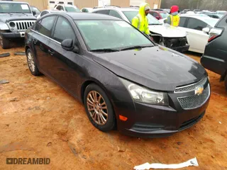 2014 Chevrolet Cruze ECO with VIN 1G1PH5SB5E7479591, listed as a IAAI auction lot 41097229 with 143,468 mi miles. Bid and sale history available at carsss.com. Image 1.