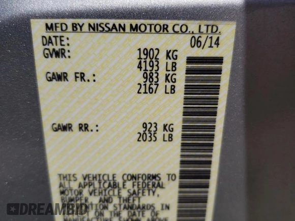 2015 Nissan LEAF SV with VIN 1N4AZ0CP1FC306530, listed as a Copart auction lot 49564793 with 76,528 mi miles. Bid and sale history available at carsss.com. Image 13.