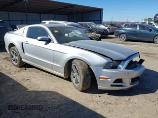 2013 Ford Mustang V6 with VIN 1ZVBP8AM3D5236054, listed as a IAAI auction lot 41681208 with 99,260 mi miles. Bid and sale history available at carsss.com. Image 1.