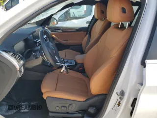 2024 BMW X3 sDrive30i with VIN WBX47DP00RN315605, listed as a Copart auction lot 42827025 with 1,792 mi miles and Salvage Title. Bid and sale history available at DreamBid. Image 7.