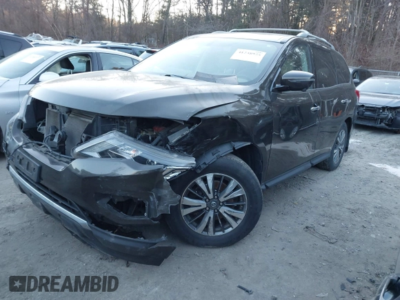 2017 Nissan Pathfinder SV with VIN 5N1DR2MM4HC630884, listed as a IAAI auction lot 41238925 with 114,622 mi miles. Bid and sale history available at carsss.com. Image 18.