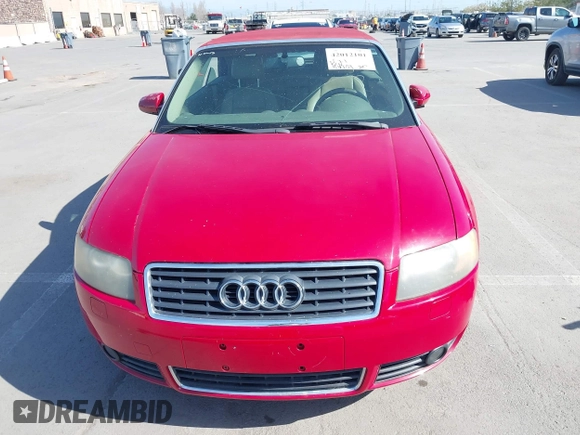 2005 Audi A4 1.8T with VIN WAUAC48H75K007372, listed as a IAAI auction lot 42012101 with 85,789 mi miles. Bid and sale history available at carsss.com. Image 6.