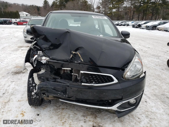 2019 Mitsubishi Mirage GT with VIN ML32A5HJ6KH009311, listed as a Copart auction lot 44762485 with 53048 miles and Salvage Title. Bid and sale history available at carsss.com. Image 5.