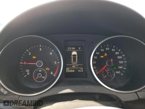 2011 Volkswagen Jetta TDI with VIN 3VWPL7AJ4BM666913, listed as a Copart auction lot 61019635 with 155,950 mi miles and Clean title. Bid and sale history available at DreamBid. Image 9.