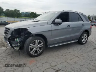 2014 Mercedes-Benz M 350 with VIN 4JGDA5HB0EA353093, listed as a Copart auction lot 57551615 with 123,751 mi miles and Salvage title. Bid and sale history available at DreamBid. Image 1.