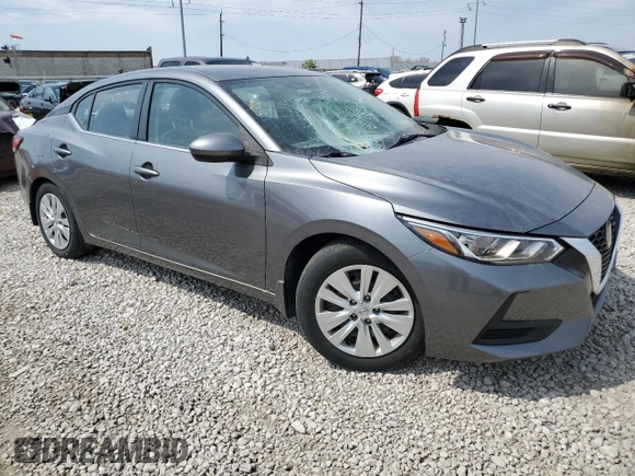 2020 Nissan Sentra S with VIN 3N1AB8BV5LY299889, listed as a Copart auction lot 52877605 with 8,971 mi miles and Salvage Title. Bid and sale history available at carsss.com. Image 4.