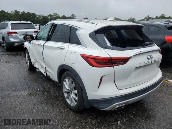 2019 Infiniti QX50 Luxe with VIN 3PCAJ5M37KF103536, listed as a Copart auction lot 78930644 with 48,133 mi miles and Non Repairable. Bid and sale history available at DreamBid. Image 2.