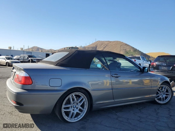 2004 BMW 3 Series 330Ci with VIN WBABW53444PL42063, listed as a Copart auction lot 81629964 with 81,576 mi miles and Salvage Title. Bid and sale history available at carsss.com. Image 3.