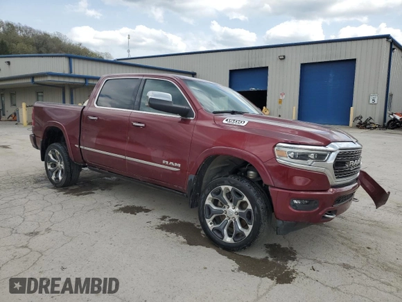 2022 Ram 1500 Limited with VIN 1C6SRFHT0NN307945, listed as a Copart auction lot 54739645 with 76,237 mi miles and Salvage title. Bid and sale history available at DreamBid. Image 4.