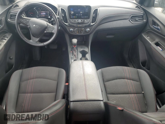 2022 Chevrolet Equinox RS with VIN 3GNAXWEVXNS119642, listed as a Copart auction lot 54705345 with 33,441 mi miles and Salvage title. Bid and sale history available at DreamBid. Image 8.