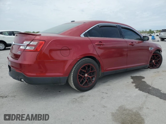 2015 Ford Taurus SEL with VIN 1FAHP2E87FG187946, listed as a Copart auction lot 53481575 with 119,746 mi miles and Salvage Title. Bid and sale history available at carsss.com. Image 3.