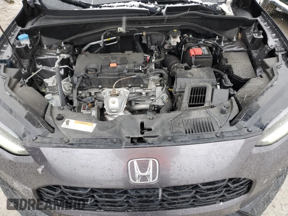 2024 Honda HR-V LX with VIN 3CZRZ1H32RM716078, listed as a Copart auction lot 80433714 with 31,631 mi miles and Salvage Title. Bid and sale history available at carsss.com. Image 12.