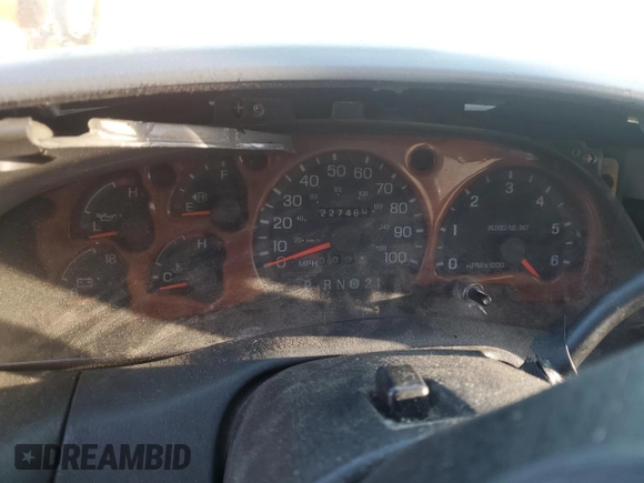 1997 Ford F-150 XL with VIN 1FTDX07W3VKA44125, listed as a Copart auction lot 48158735 with 227,460 mi miles and Salvage title. Bid and sale history available at DreamBid. Image 9.