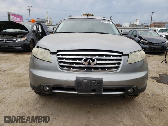 2006 Infiniti FX35 with VIN JNRAS08U96X100622, listed as a Copart auction lot 76972524 with 212,591 mi miles and Salvage Title. Bid and sale history available at carsss.com. Image 5.