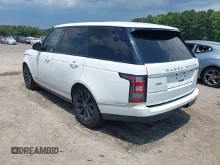 2017 Land Rover Range Rover HSE z VIN SALGS2FV8HA356315, wystawiony jako IAAI lot #42587516 z przebiegiem 94 639 mil mil oraz . Historia ofert i sprzedaży dostępna na DreamBid. Obrazek 3.