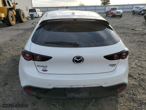 2022 Mazda Mazda3 Hatchback 2.5 Turbo Premium Plus with VIN JM1BPBNY6N1511986, listed as a Copart auction lot 75457644 with 0 mi miles and Salvage Title. Bid and sale history available at carsss.com. Image 6.