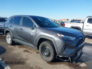 2023 Toyota RAV4 LE with VIN 2T3F1RFV5PC348351, listed as a IAAI auction lot 41825060 with 48,968 mi miles. Bid and sale history available at carsss.com. Image 1.