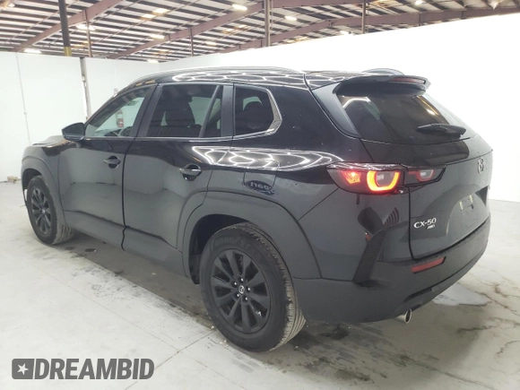 2025 Mazda CX-50 S Select with VIN 7MMVABAM5SN301675, listed as a Copart auction lot 81482454 with 6,025 mi miles and Clean Title. Bid and sale history available at DreamBid. Image 2.
