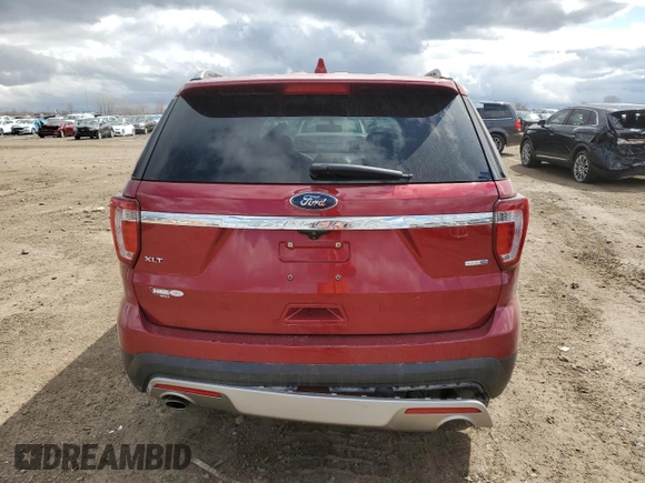 2016 Ford Explorer XLT with VIN 1FM5K8D86GGB40260, listed as a Copart auction lot 51301535 with 75,152 mi miles and Salvage Title. Bid and sale history available at carsss.com. Image 6.