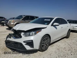 2021 Kia Forte EX with VIN 3KPF54AD6ME323017, listed as a Copart auction lot 47829575 with 43,467 mi miles and Salvage Title. Bid and sale history available at DreamBid. Image 1.