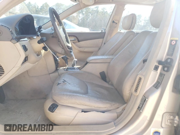 2001 Mercedes-Benz S-Class with VIN WDBNG75J71A199988, listed as a Copart auction lot 49666765 with 215,687 mi miles and Clean Title. Bid and sale history available at carsss.com. Image 7.
