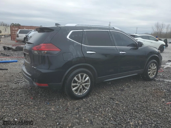 2020 Nissan Rogue SV with VIN KNMAT2MV0LP502015, listed as a Copart auction lot 44200625 with 167,944 mi miles and Salvage Title. Bid and sale history available at carsss.com. Image 3.