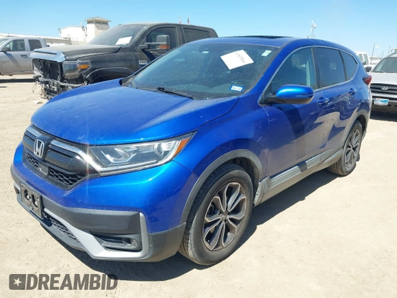 2021 Honda CR-V EX with VIN 7FARW1H58ME002201, listed as a IAAI auction lot 41839566 with 29,187 mi miles. Bid and sale history available at carsss.com. Image 17.