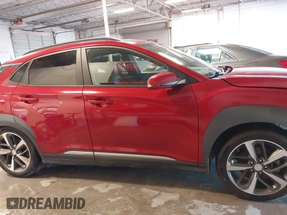 2021 Hyundai Kona Limited with VIN KM8K33A56MU601001, listed as a IAAI auction lot 41376076 with 33,169 mi miles. Bid and sale history available at carsss.com. Image 13.