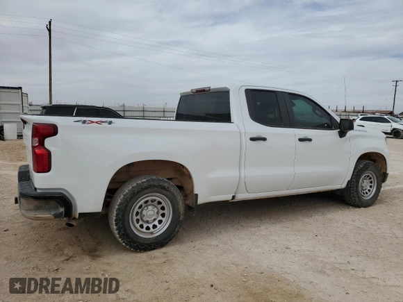 2022 Chevrolet Silverado 1500 Work Truck with VIN 1GCRDAED2NZ506249, listed as a Copart auction lot 45020215 with 92,812 mi miles and Clean Title. Bid and sale history available at DreamBid. Image 3.