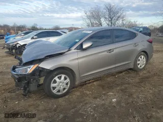 2020 Hyundai Elantra SE with VIN KMHD74LF1LU939848, listed as a Copart auction lot 86991574 with 71,870 mi miles and Salvage Title. Bid and sale history available at carsss.com. Image 1.